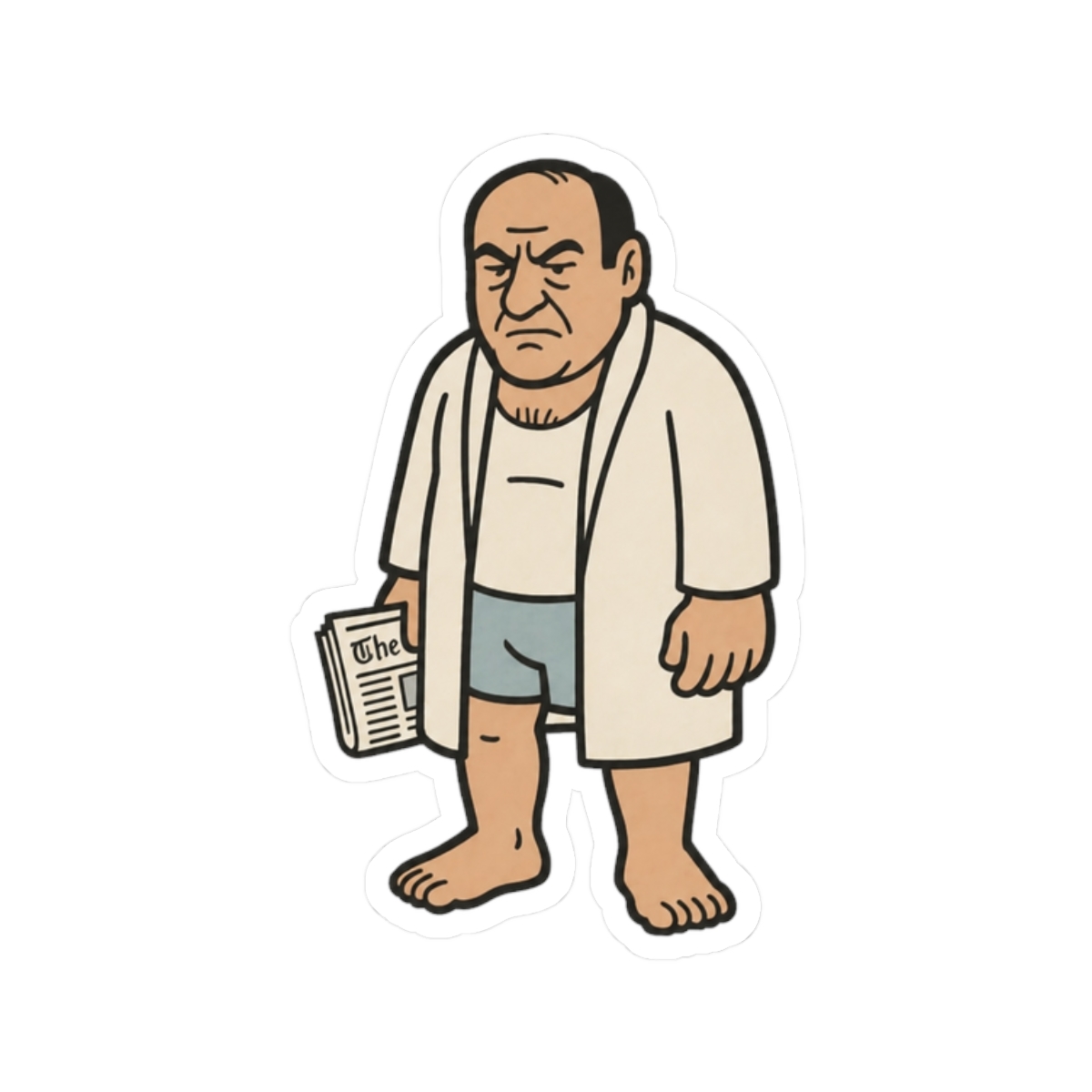 The Sopranos Family Cuties - TONY Sticker - alternate angle 3, merchandise
