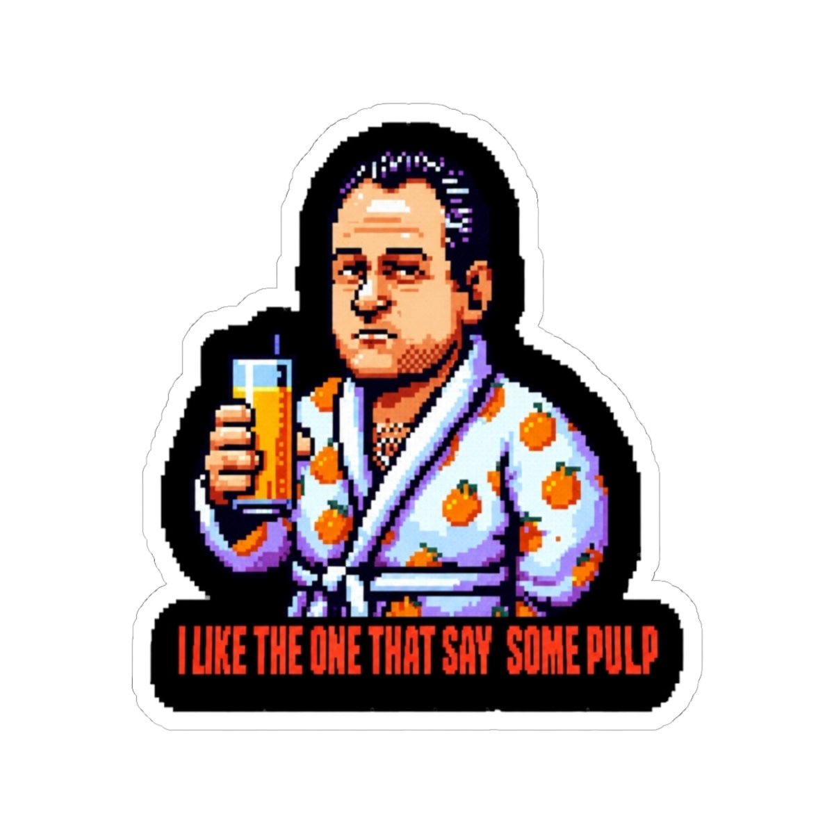 8Bit Tony Sopranos Sticker | The Sopranos - alternate angle 1, merchandise