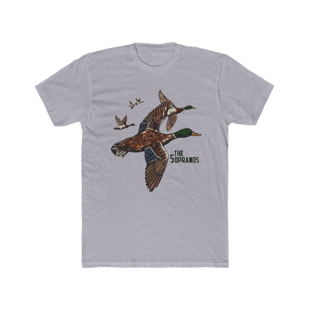Funny Design Cute Ducks The Sopranos Do You Feel Depressed T Shirt - alternate angle 4, merchandise